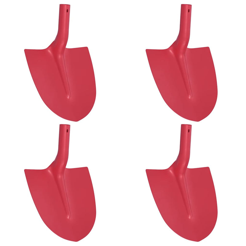 Load image into Gallery viewer, Vidaxl schep hoofd 4 pcs rood 39,5 x 27,5 cm gepoedercoat staal
