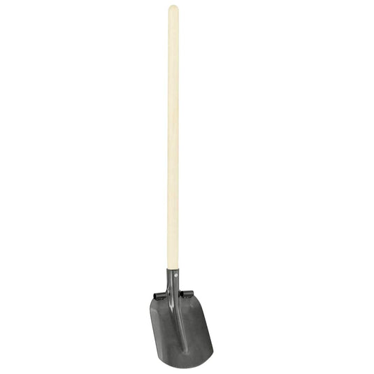 Vidaxl schep hoofd zilver 33 x 21 cm gepoedercoat staal