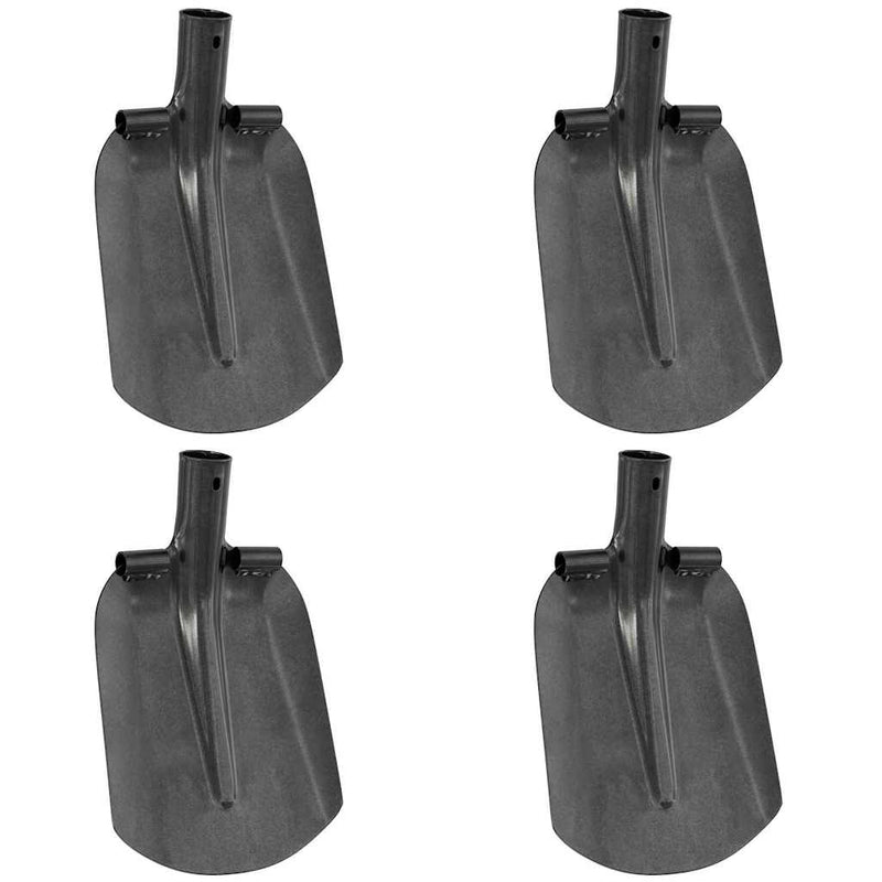 Load image into Gallery viewer, Vidaxl schep hoofd 4 pcs zilver 33 x 21 cm gepoedercoat staal
