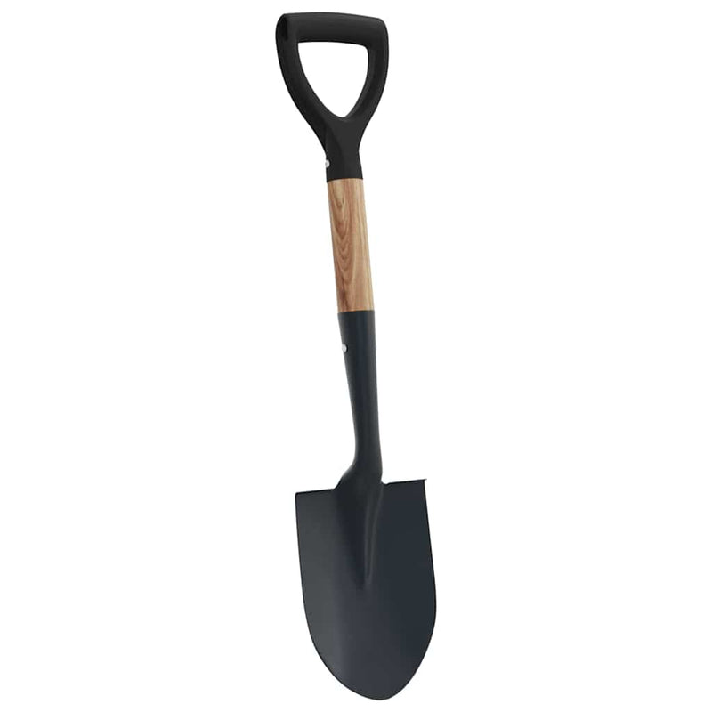 Load image into Gallery viewer, Vidaxl schep zwart 68,5 cm krachtig gecoat staal en massief hout

