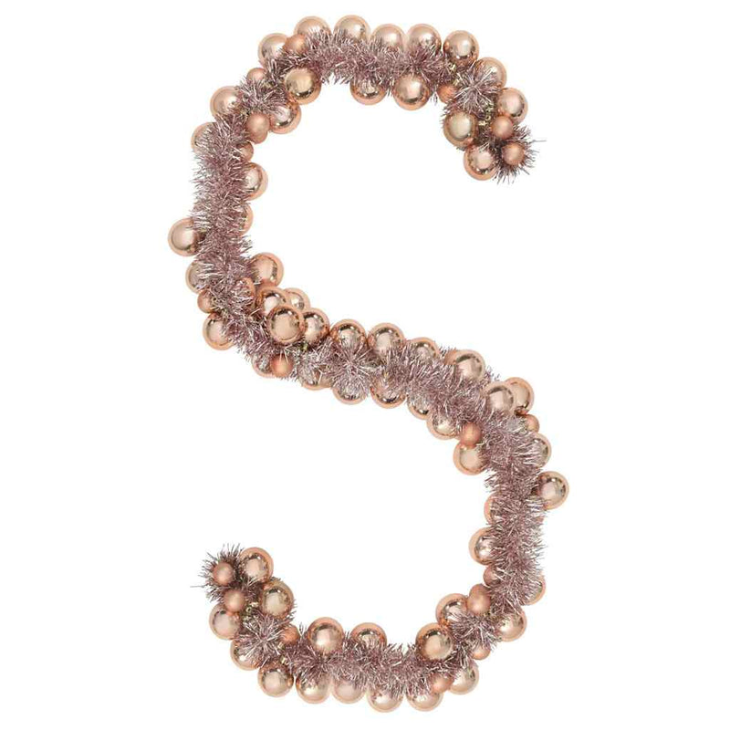 Load image into Gallery viewer, Vidaxl kerstbal guirlande rose gold 186 cm polystyreen

