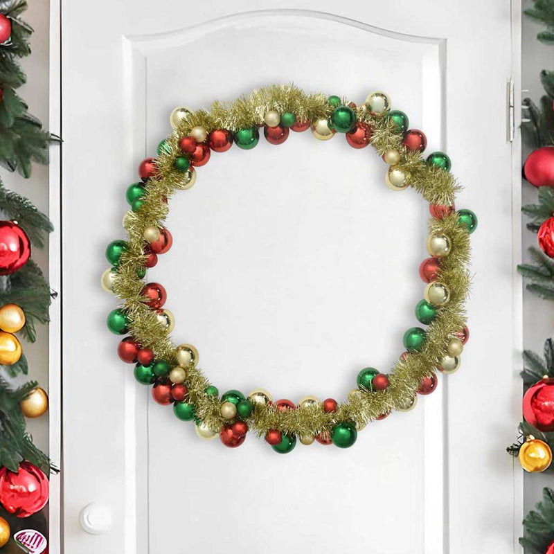Load image into Gallery viewer, Vidaxl kerstbal guirlande multikleur 186 cm polystyreen
