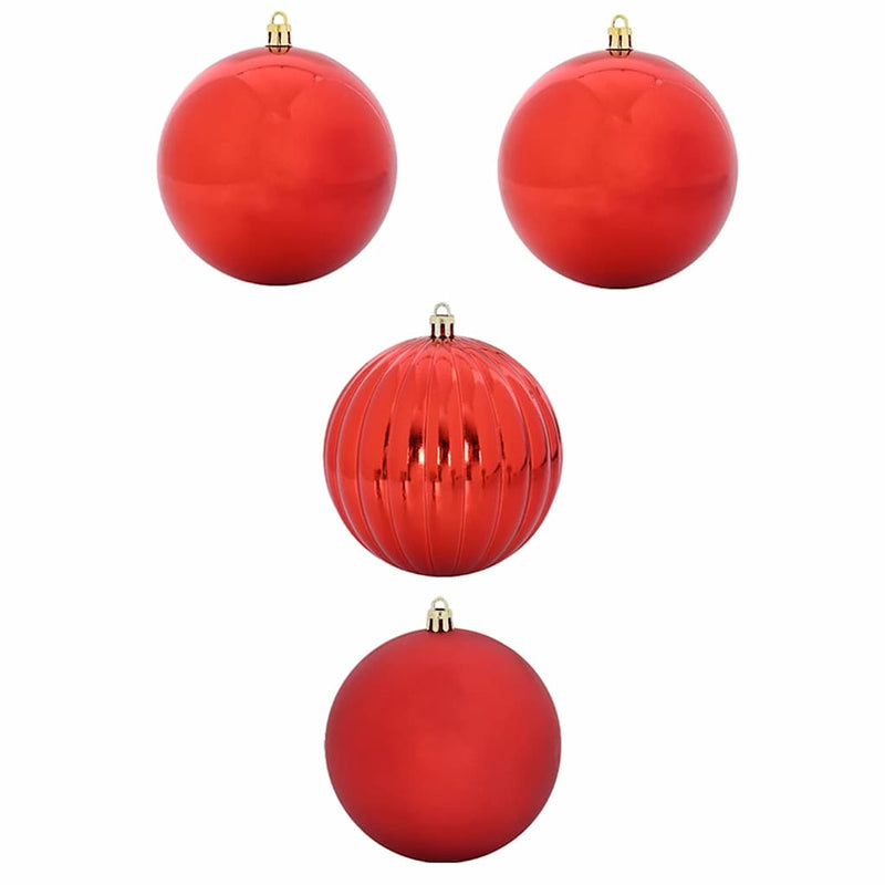 Load image into Gallery viewer, Vidaxl kerstbal set xxl 4 pcs rood kunststof
