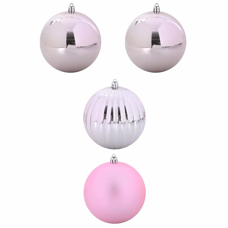 Load image into Gallery viewer, Vidaxl kerstbal set xxl 4 pcs roze kunststof

