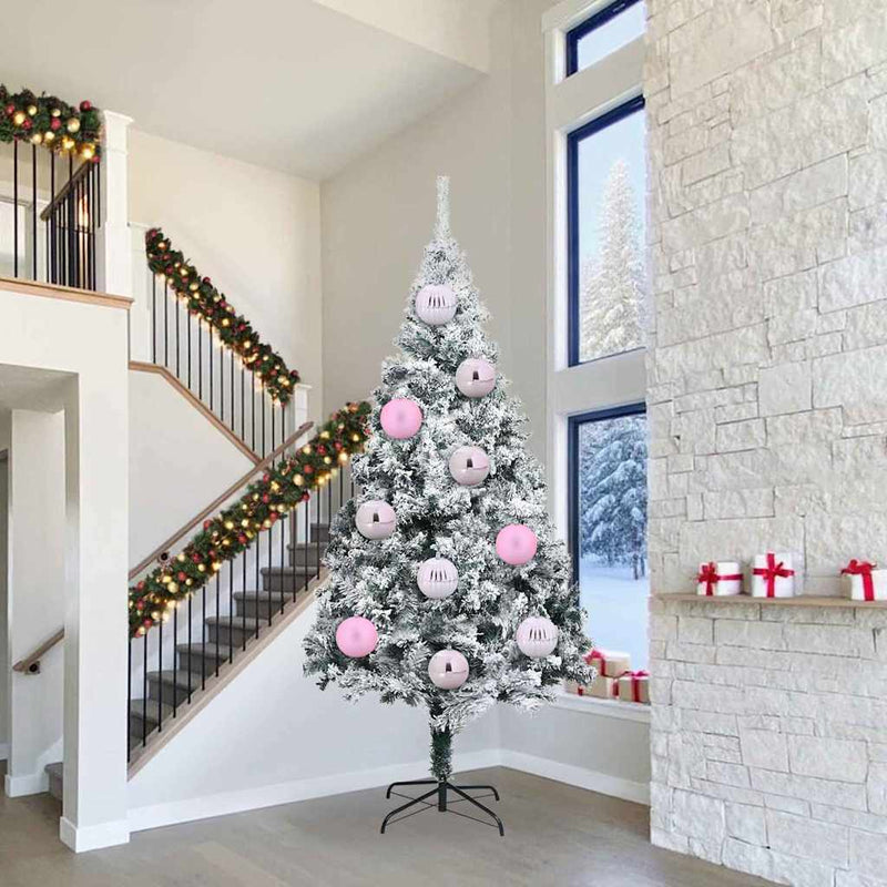 Load image into Gallery viewer, Vidaxl kerstbal set xxl 3 pcs roze kunststof

