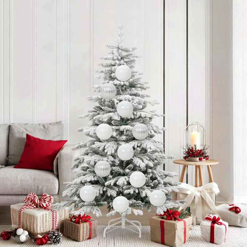 Load image into Gallery viewer, Vidaxl kerstbal set xl 9 pcs wit kunststof
