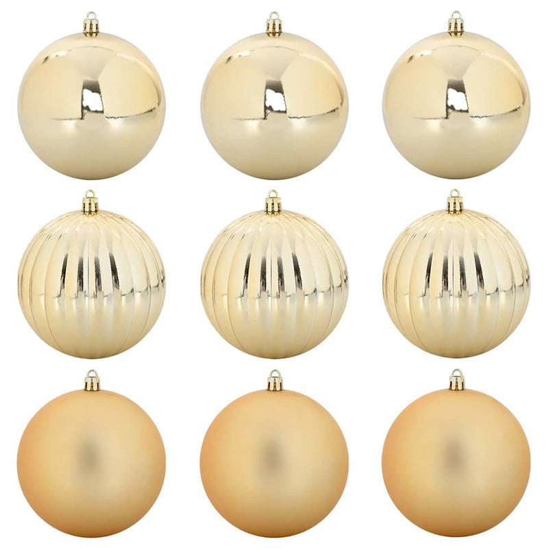 Load image into Gallery viewer, Vidaxl kerstbal set xl 9 pcs goud kunststof
