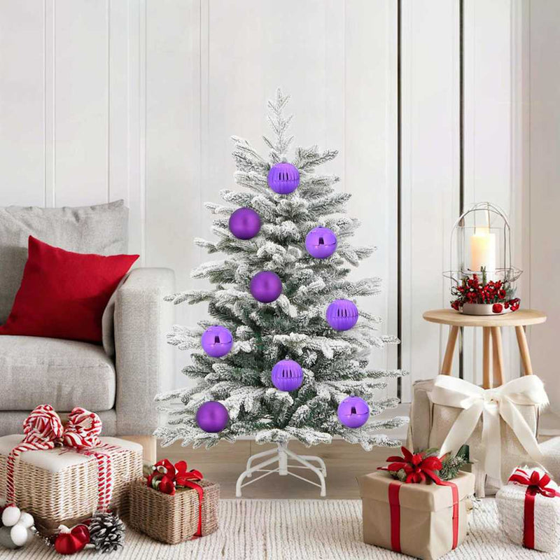 Load image into Gallery viewer, Vidaxl kerstbal set xl 15 pcs lila kunststof
