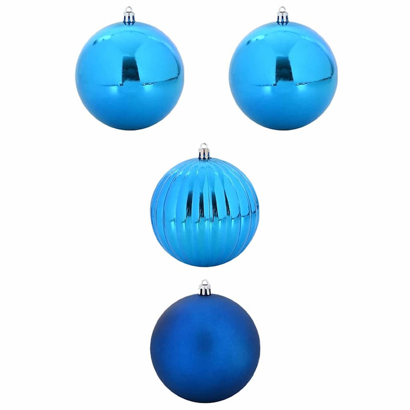 Load image into Gallery viewer, Vidaxl kerstbal set xxl 4 pcs blauw kunststof
