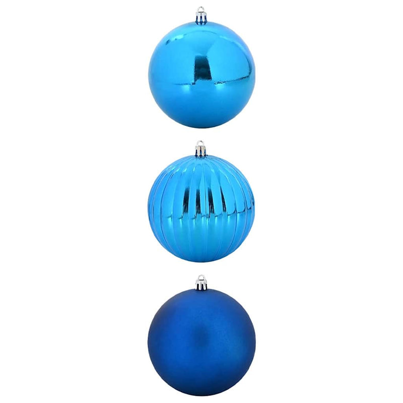 Load image into Gallery viewer, Vidaxl kerstbal set xxl 3 pcs blauw kunststof
