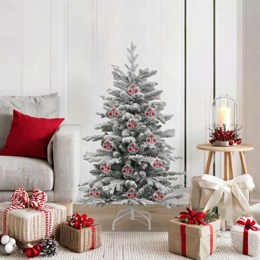 Vidaxl kerstbal set 25 pcs doorzichtig ø 8 cm
