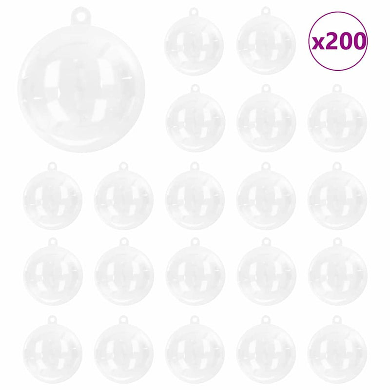 Load image into Gallery viewer, Vidaxl kerstbal set 200 pcs doorzichtig ø 5 cm
