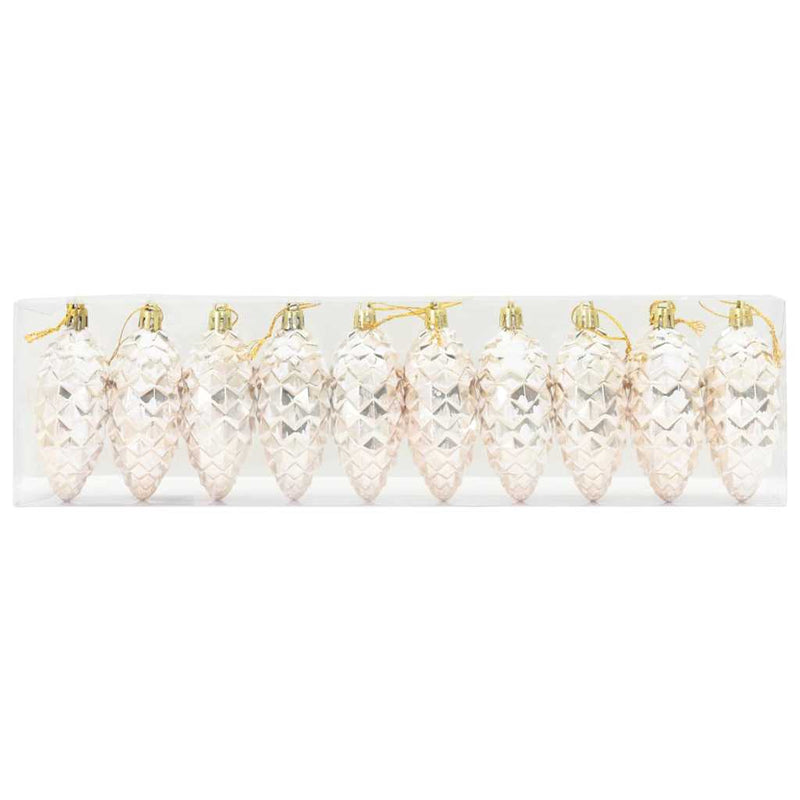 Load image into Gallery viewer, Vidaxl kerstdennenappeltje 40 pcs champagne kunststof
