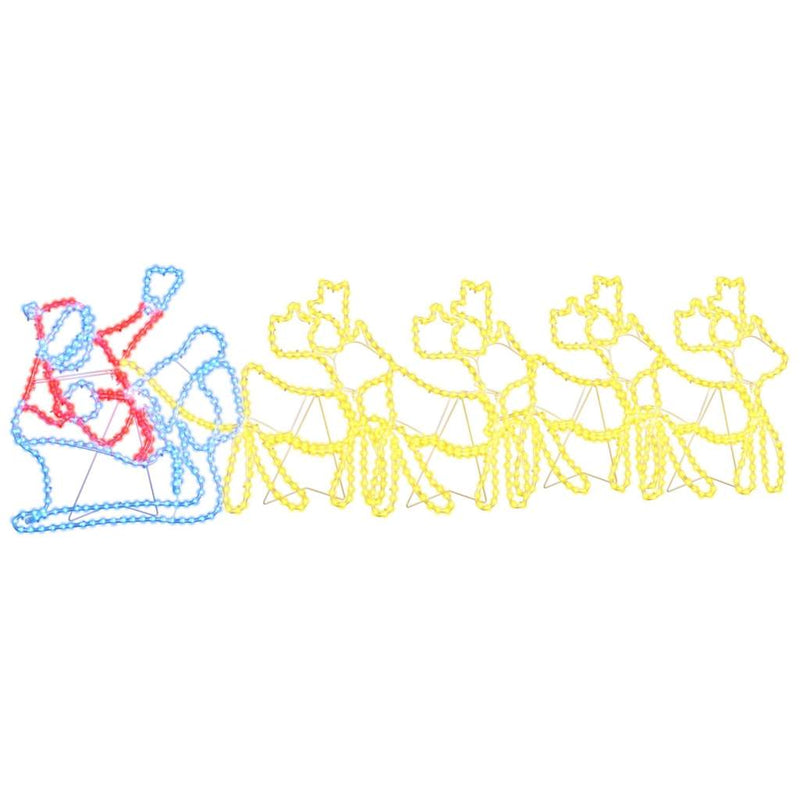 Load image into Gallery viewer, Vidaxl kerstversiering met 1224 led multikleur 69 x 79 cm pvc
