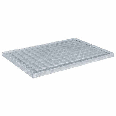 Vidaxl rooster zilver 50 x 35 x 2 cm warmgedipt gegalvaniseerd staal