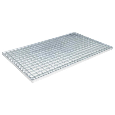 Vidaxl rooster zilver 80 x 50 x 2 cm warmgedipt gegalvaniseerd staal
