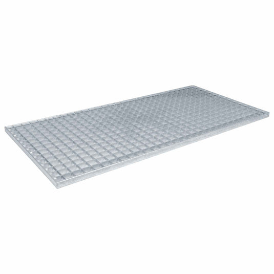 Vidaxl rooster zilver 100 x 50 x 2 cm warmgedipt gegalvaniseerd staal