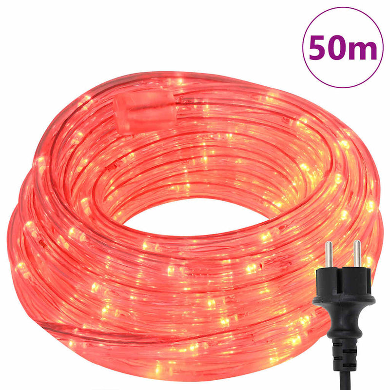 Load image into Gallery viewer, Vidaxl touwenlicht met 1200 led rood 50 m pvc
