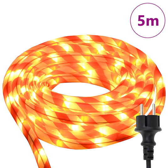 Vidaxl touwenlicht met 120 led warmwit 5 m pvc
