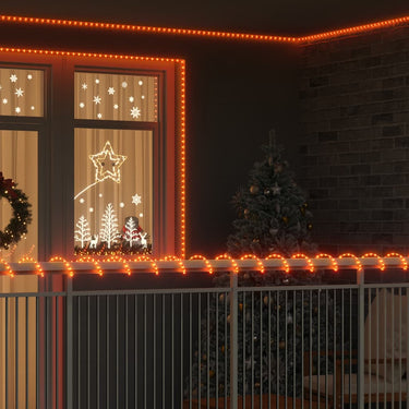 Vidaxl touwenlicht met 1200 led warmwit 50 m pvc