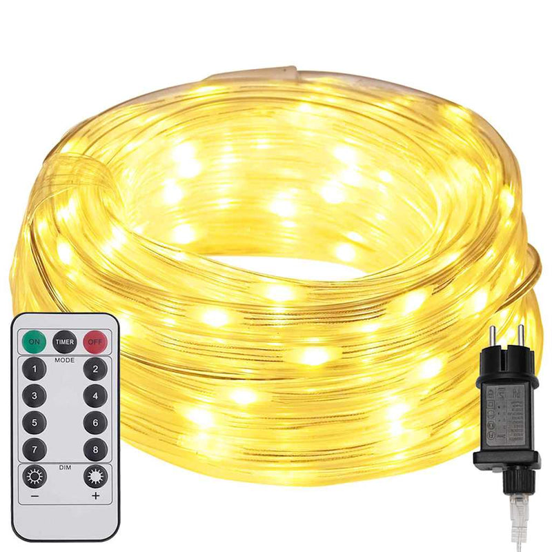 Load image into Gallery viewer, Vidaxl touwenlicht met 480 led warmwit 20 m pvc
