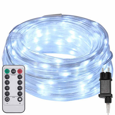 Vidaxl touwenlicht met 1200 led koud wit 50 m pvc