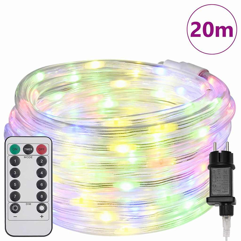 Load image into Gallery viewer, Vidaxl touwenlicht met 480 led multikleur 20 m pvc
