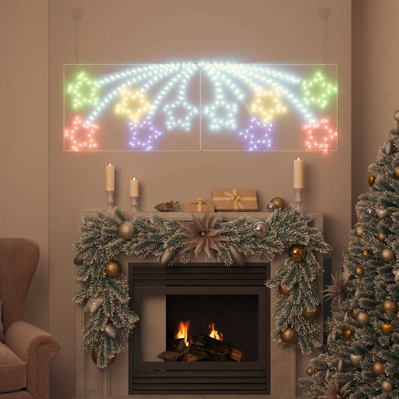 Load image into Gallery viewer, Vidaxl kerstster met 432 led multikleur 182 x 58 cm pvc

