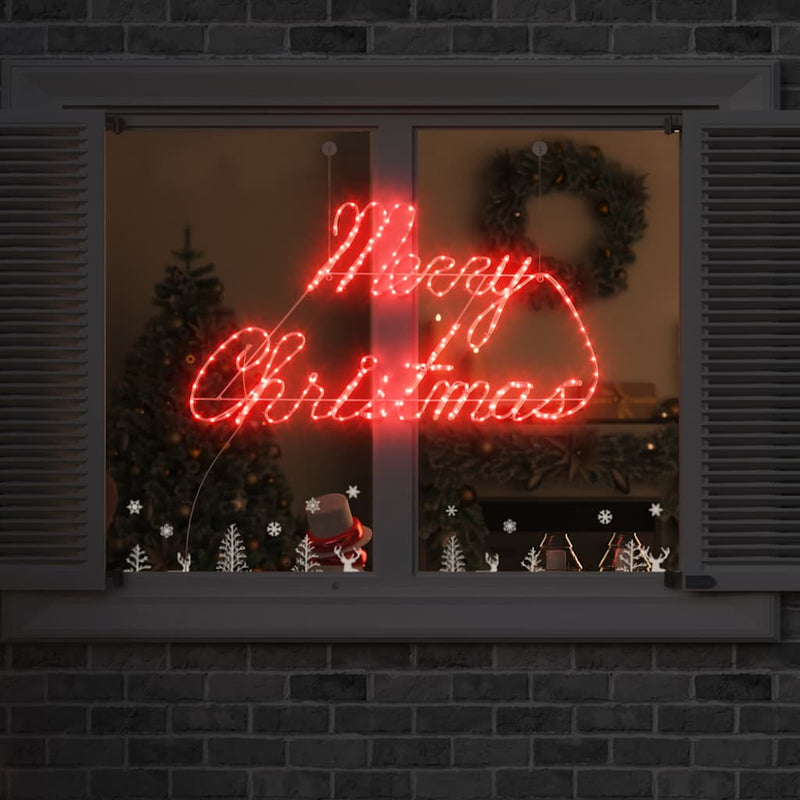 Load image into Gallery viewer, Vidaxl kerstbord met 216 led rood 99 x 55 x 13 cm ijzer
