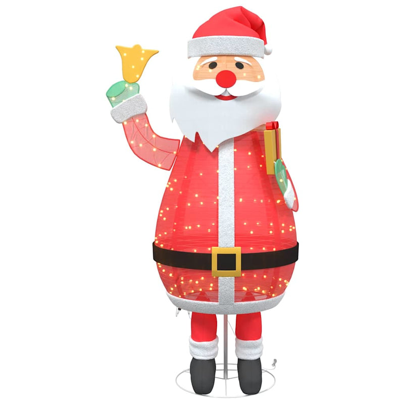 Load image into Gallery viewer, Vidaxl kerstman met 200 led warmwit 100 x 180 cm stof
