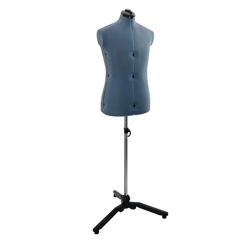 Load image into Gallery viewer, Vidaxl verstelbare jurk vorm vrouwelijk blauw 37.5-45.5 inch stof
