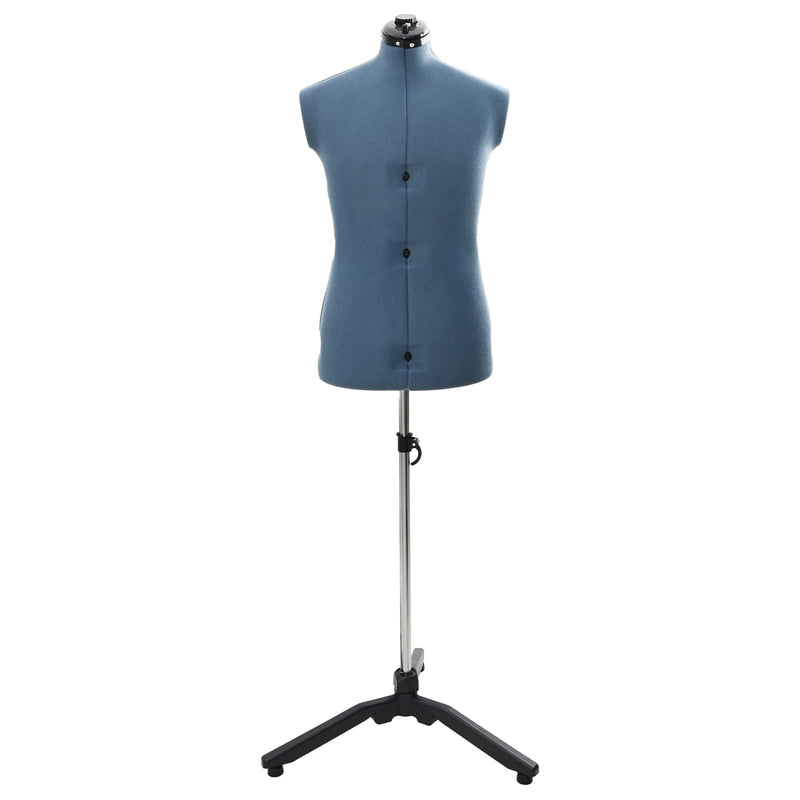 Load image into Gallery viewer, Vidaxl verstelbare jurk vorm vrouwelijk blauw 37.5-45.5 inch stof
