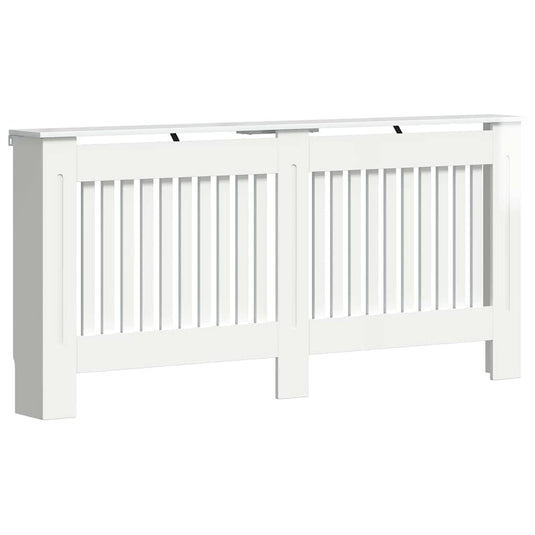Vidaxl radiatorafdekking hoogglans wit 172 x 19 x 81,5 cm bewerkt hout