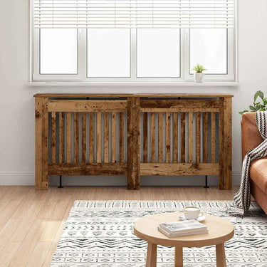 Vidaxl radiatorafdekking oud hout 172 x 19 x 81,5 cm bewerkt hout