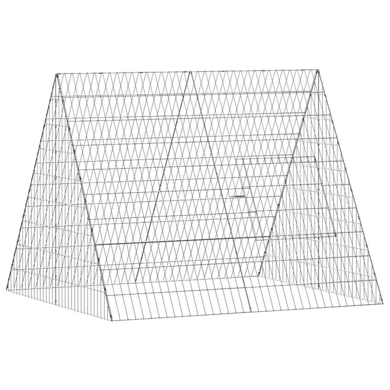 Load image into Gallery viewer, Vidaxl konijnenkooi zilver 215 x 100 x 85 cm gegalvaniseerd staal
