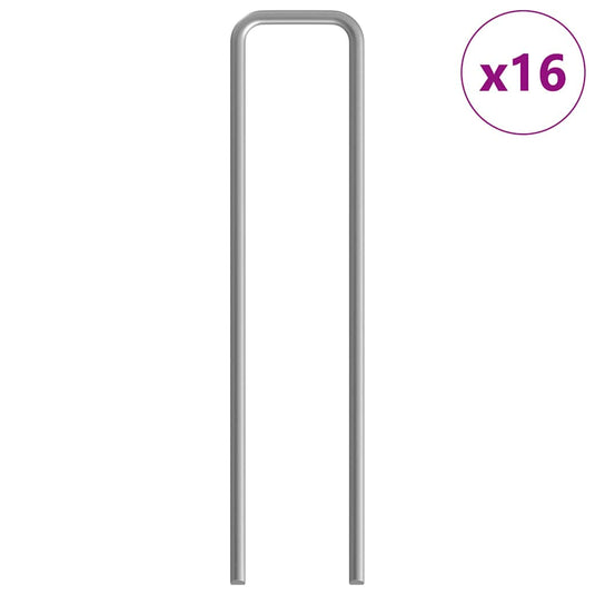 Vidaxl konijnenkooi zilver 400 x 78 x 78 cm gegalvaniseerd staal