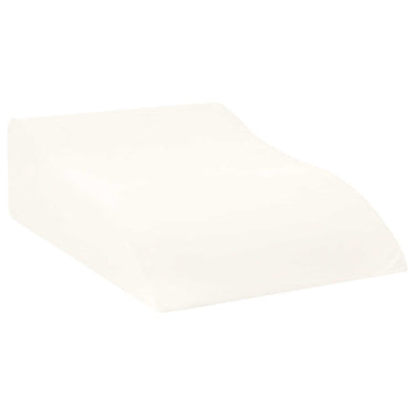 Vidaxl beenkussen wit 68 x 40 x 18 cm