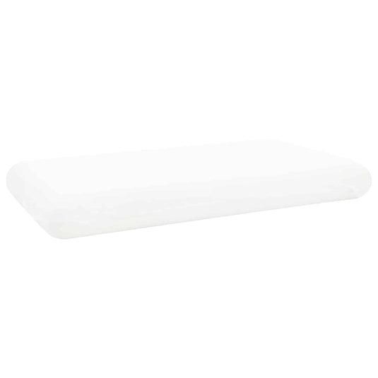 Vidaxl slapen kussen effen wit 70 x 36 x 6,5 cm