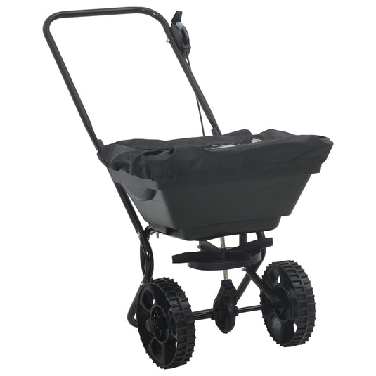 Vidaxl verspreider zwart 47 x 82 x 75 cm pvc en staal