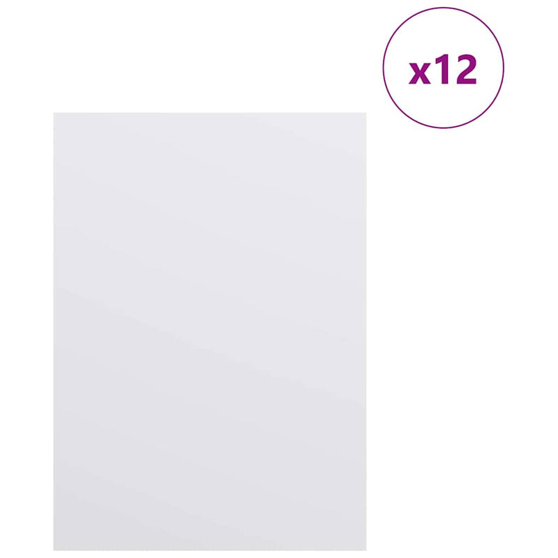 Load image into Gallery viewer, Vidaxl decorpanelen 12 pcs wit 15 x 21 x 0.27 cm bewerkt hout
