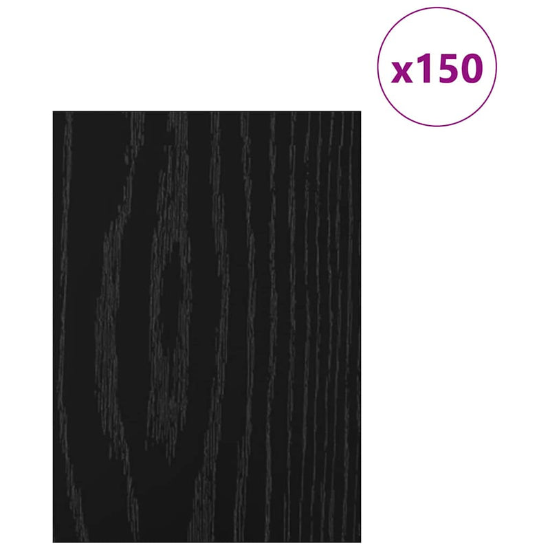 Load image into Gallery viewer, Vidaxl decorpanelen 150 pcs zwart eiken 15 x 21 x 0.27 cm bewerkt hout
