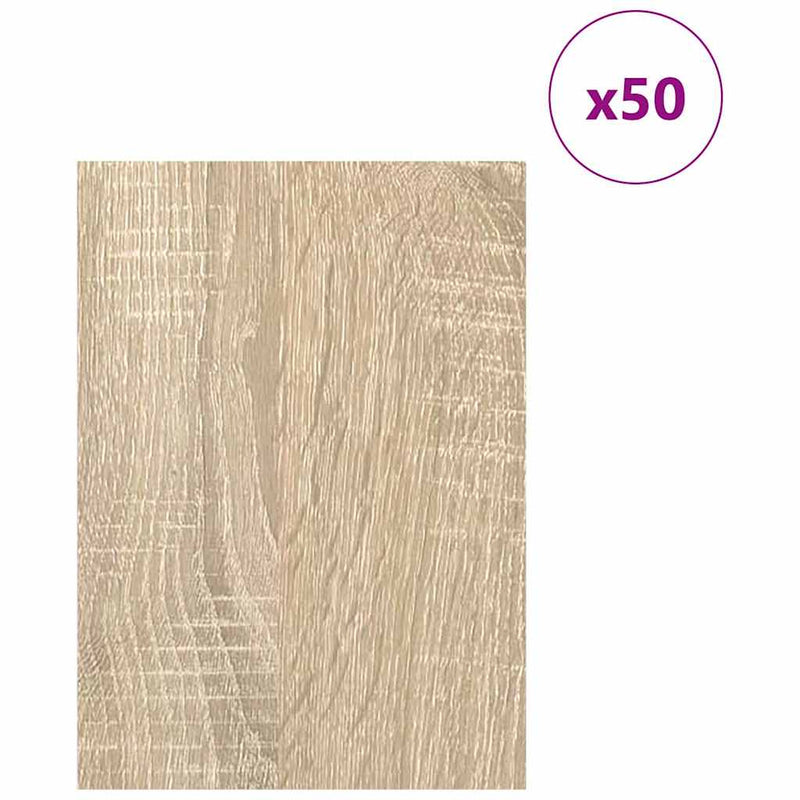 Load image into Gallery viewer, Vidaxl decorpanelen 50 pcs sonoma eiken 15 x 21 x 0.27 cm bewerkt hout
