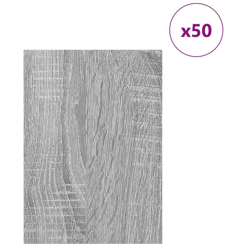 Load image into Gallery viewer, Vidaxl decorpanelen 50 pcs grijs sonoma 15 x 21 x 0.27 cm bewerkt hout

