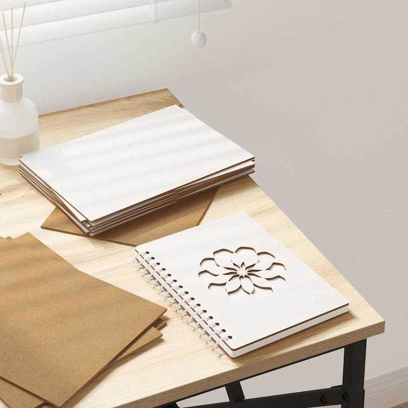 Load image into Gallery viewer, Vidaxl decorpanelen 50 pcs wit 21 x 30 x 0,27 cm bewerkt hout
