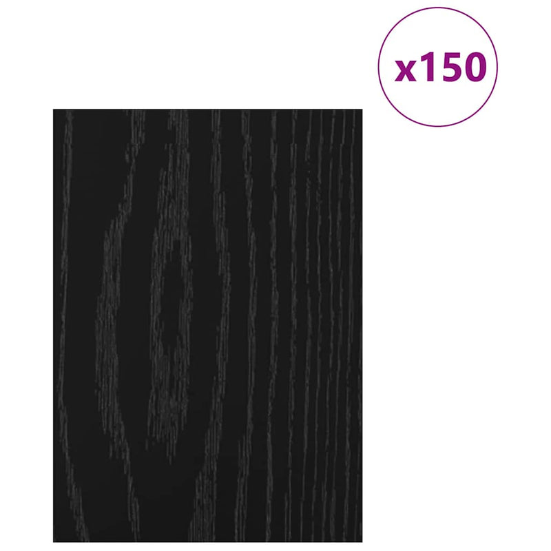 Load image into Gallery viewer, Vidaxl decorpanelen 150 pcs zwart eiken 21 x 30 x 0,27 cm bewerkt hout

