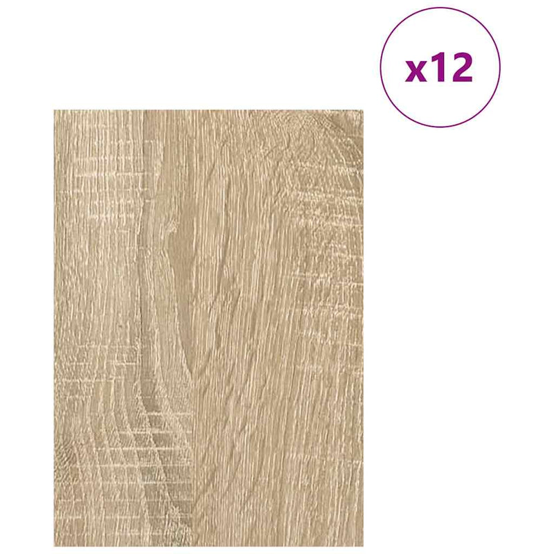 Load image into Gallery viewer, Vidaxl decorpanelen 12 pcs sonoma eiken 21 x 30 x 0,27 cm bewerkt hout
