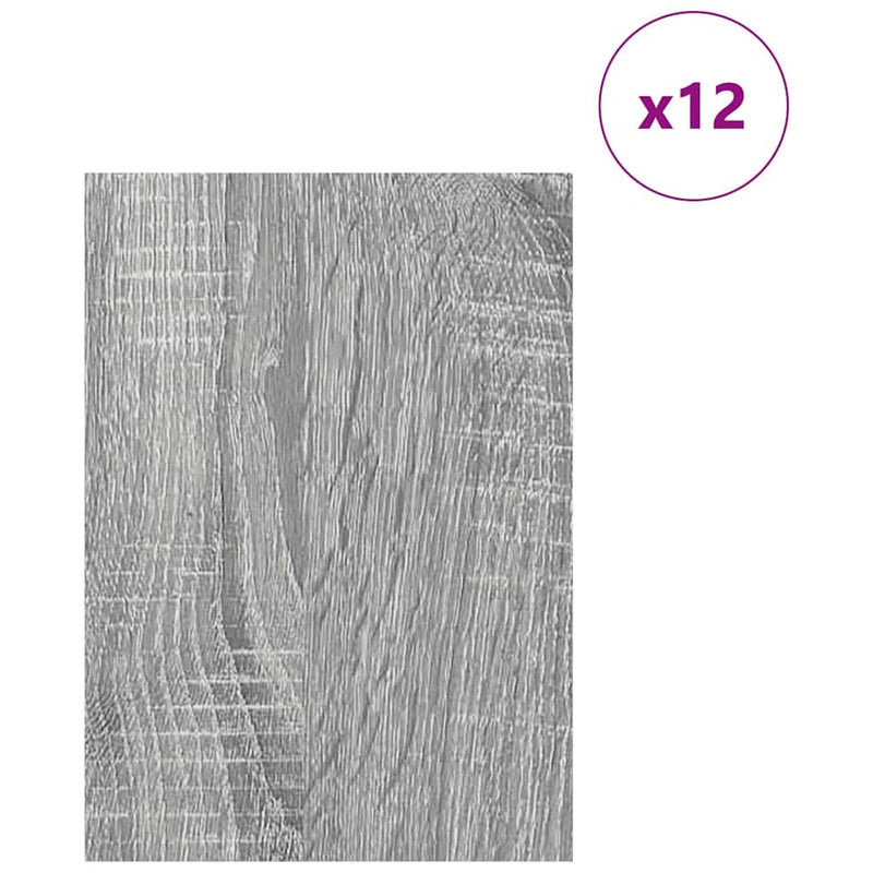 Load image into Gallery viewer, Vidaxl decorpanelen 12 pcs grijs sonoma 21 x 30 x 0,27 cm bewerkt hout
