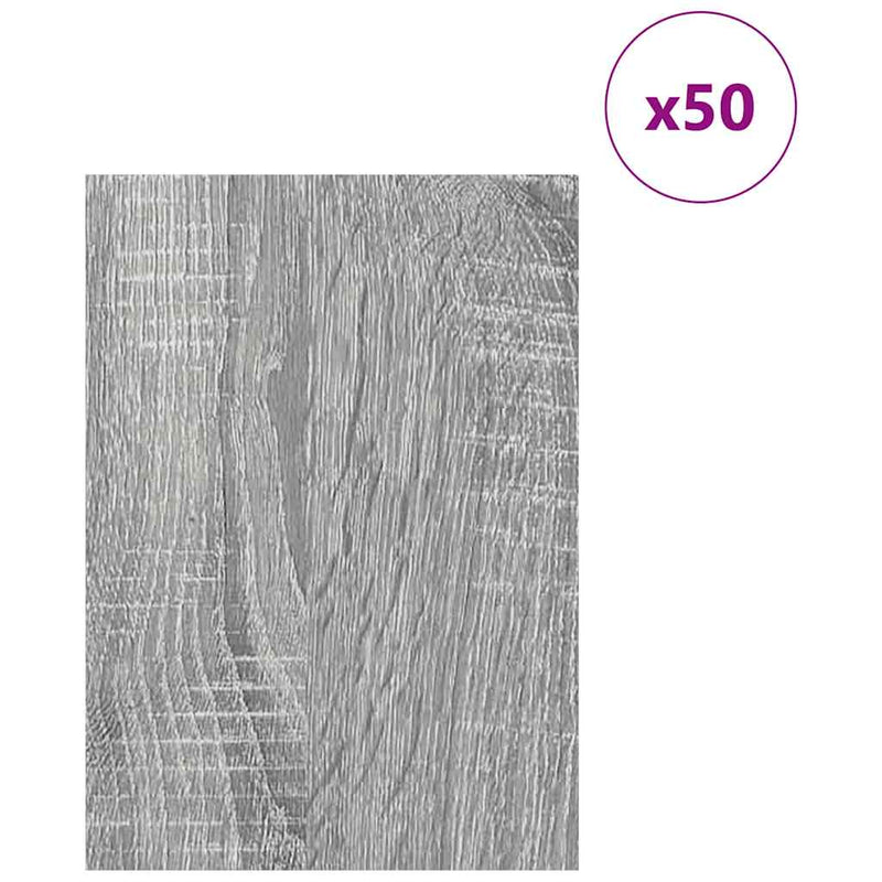 Load image into Gallery viewer, Vidaxl decorpanelen 50 pcs grijs sonoma 21 x 30 x 0,27 cm bewerkt hout
