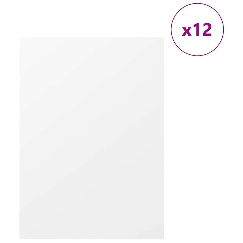 Load image into Gallery viewer, Vidaxl decorpanelen 12 pcs wit 30 x 42 x 0.27 cm bewerkt hout
