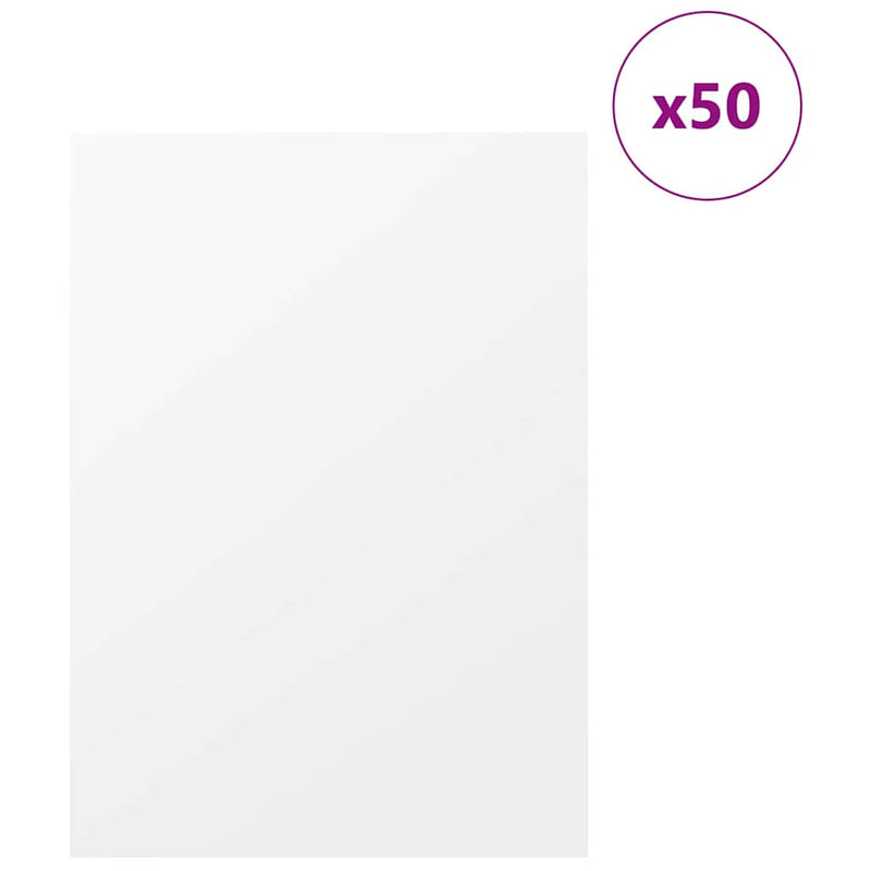 Load image into Gallery viewer, Vidaxl decorpanelen 50 pcs wit 30 x 42 x 0.27 cm bewerkt hout
